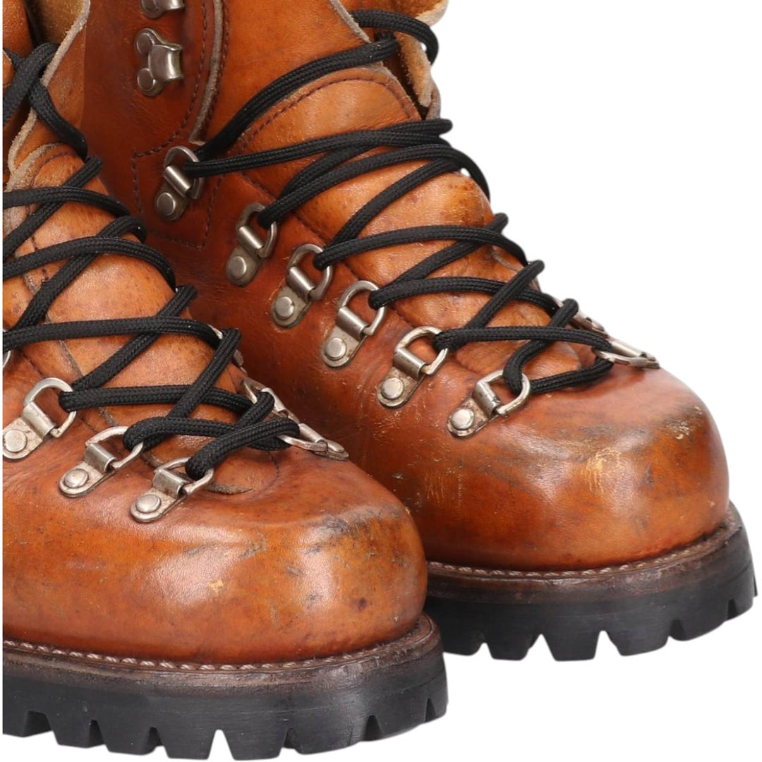 70s-80s Red Wing Irish Setter Dog Tag Platform Trekking Boots Made in USA Size 8 1/2 D Men's 26.5cm unclear brown type Vintage Second Hand