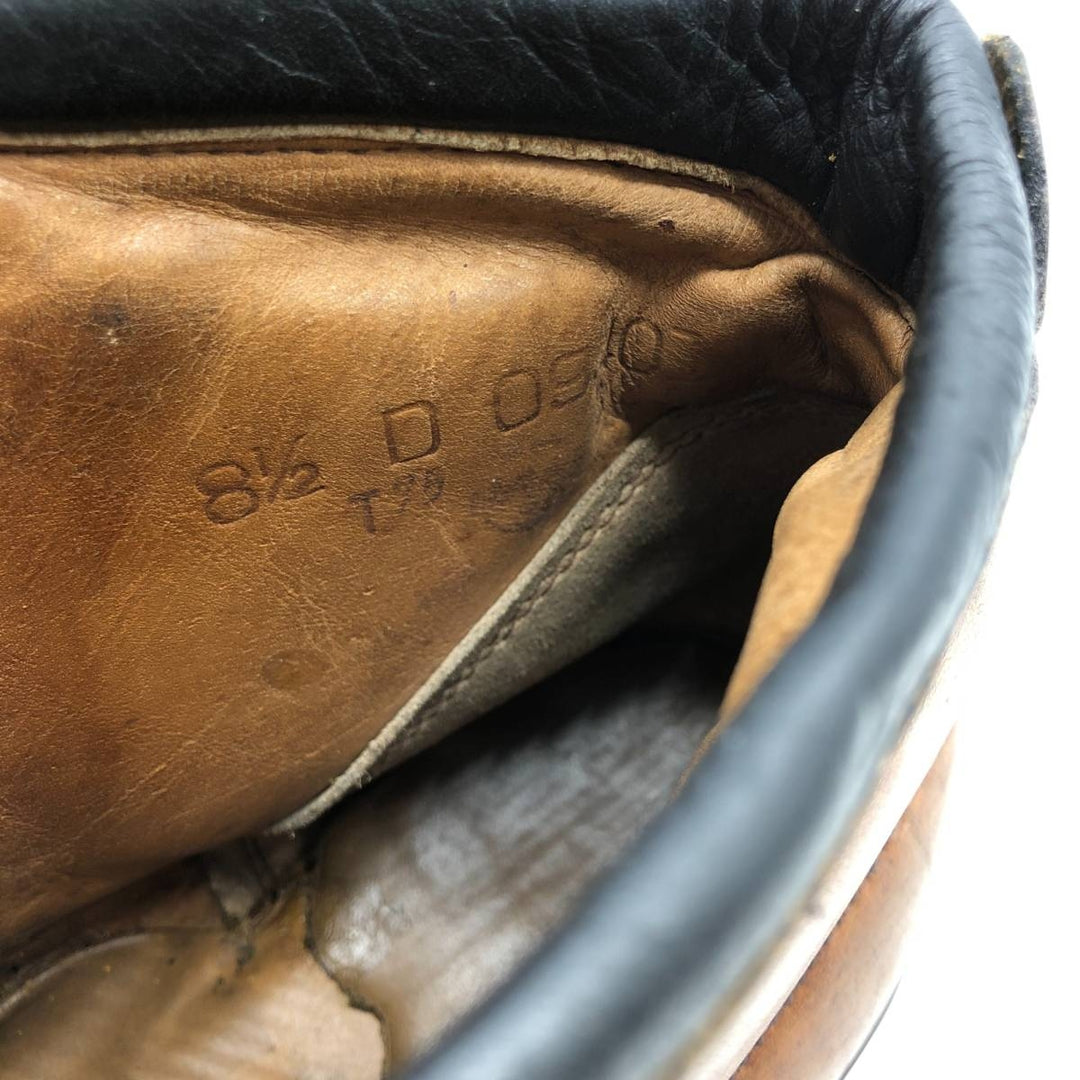 70s-80s Red Wing Irish Setter Dog Tag Platform Trekking Boots Made in USA Size 8 1/2 D Men's 26.5cm unclear brown type Vintage Second Hand