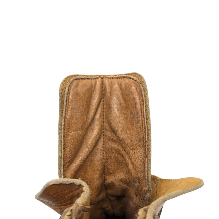 70s-80s Red Wing Irish Setter Dog Tag Platform Trekking Boots Made in USA Size 8 1/2 D Men's 26.5cm unclear brown type Vintage Second Hand