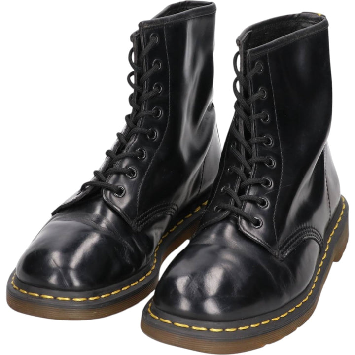 Dr. Martens 8-hole boots 9 Men's 28.0cm unclear black type Vintage Second Hand