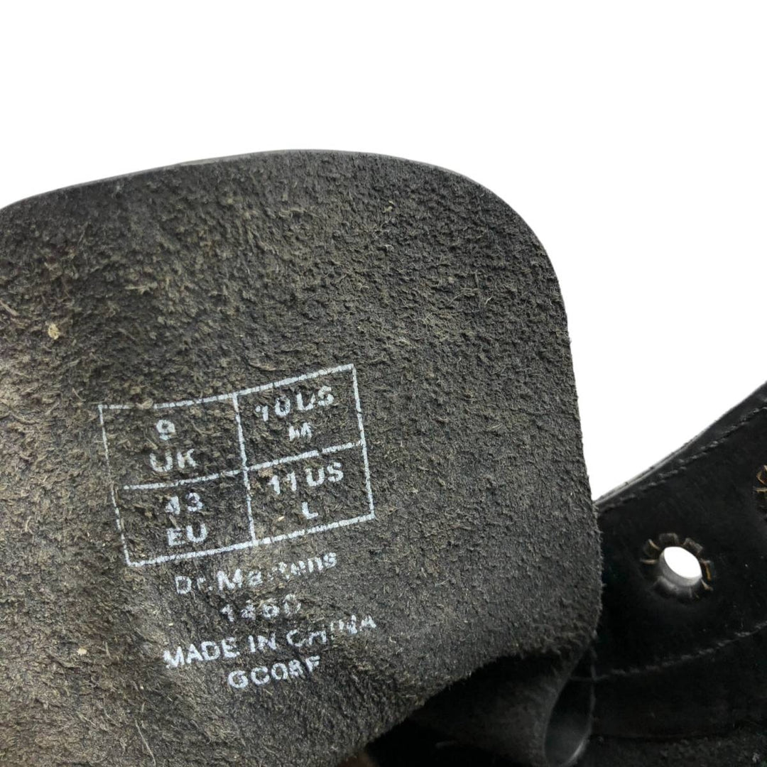 Dr. Martens 8-hole boots 9 Men's 28.0cm unclear black type Vintage Second Hand