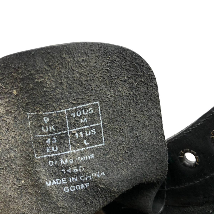 Dr. Martens 8-hole boots 9 Men's 28.0cm unclear black type Vintage Second Hand