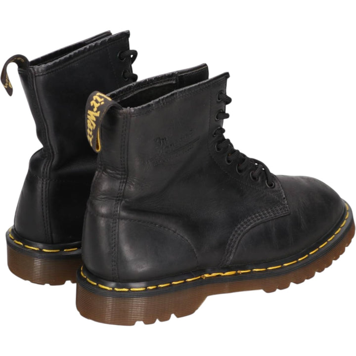Dr. Martens 8-hole boots made in the UK Men's 27.0cm genuine leather black type Vintage Second Hand