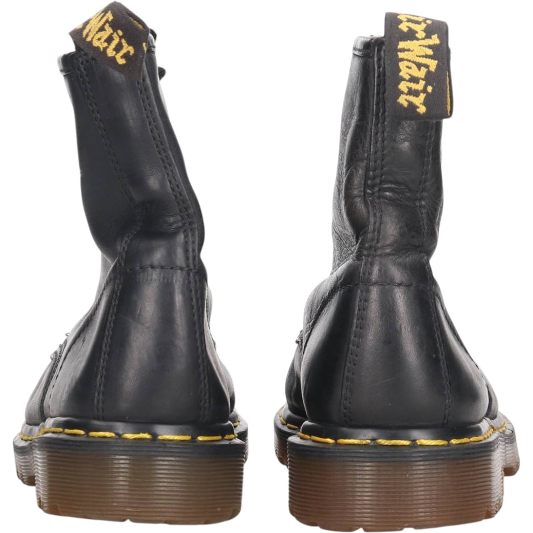 Dr. Martens 8-hole boots made in the UK Men's 27.0cm genuine leather black type Vintage Second Hand