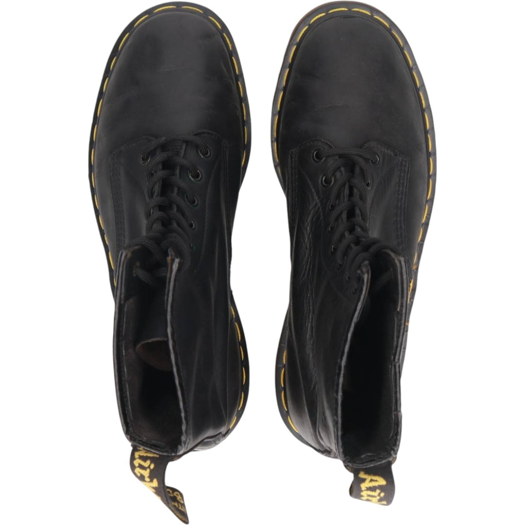 Dr. Martens 8-hole boots made in the UK Men's 27.0cm genuine leather black type Vintage Second Hand