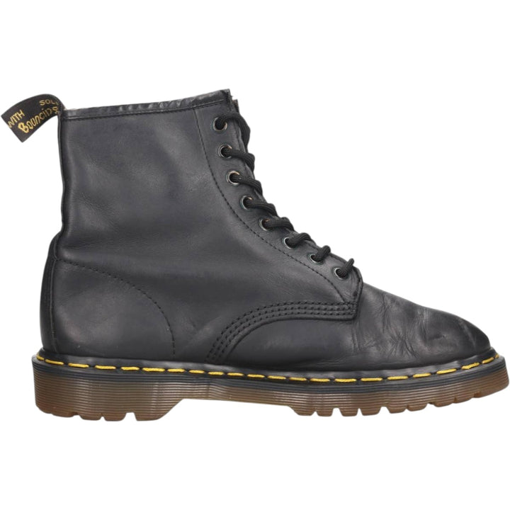 Dr. Martens 8-hole boots made in the UK Men's 27.0cm genuine leather black type Vintage Second Hand