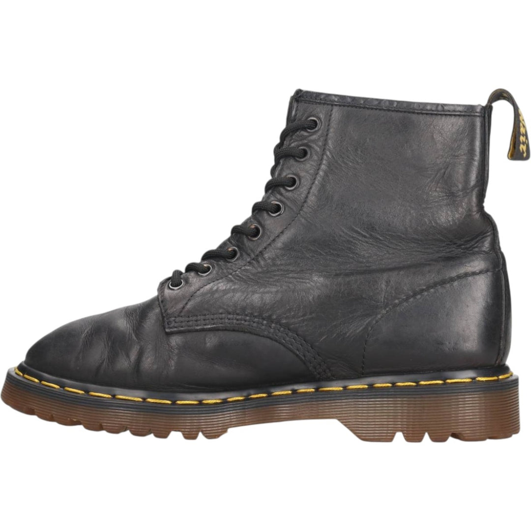 Dr. Martens 8-hole boots made in the UK Men's 27.0cm genuine leather black type Vintage Second Hand