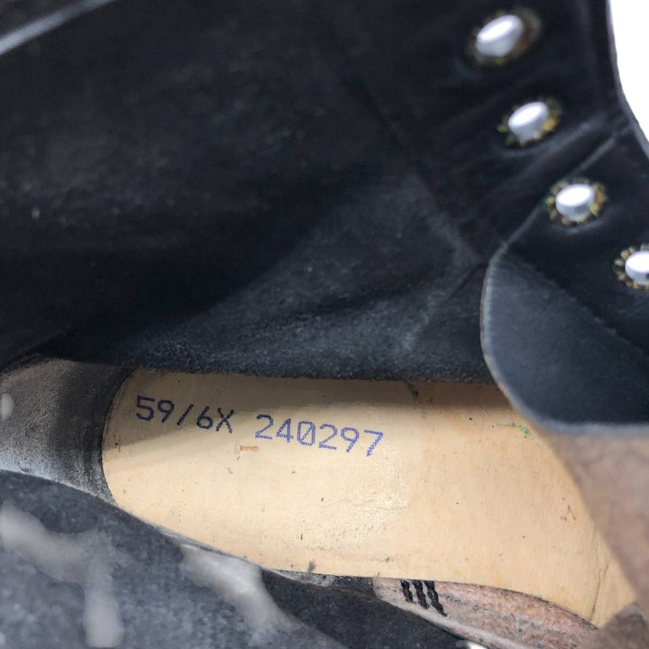 Dr. Martens 8-hole boots made in the UK Men's 27.0cm genuine leather black type Vintage Second Hand