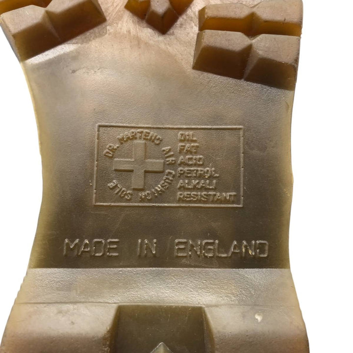 Dr. Martens 8-hole boots made in the UK Men's 27.0cm genuine leather black type Vintage Second Hand