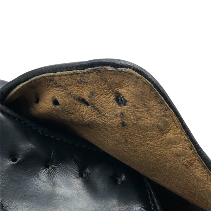Pierre Cardin espace Full Brogue Wingtip Shoes, Made in Italy, Size 8 Men's 26.5cm genuine leather black type Vintage Second Hand