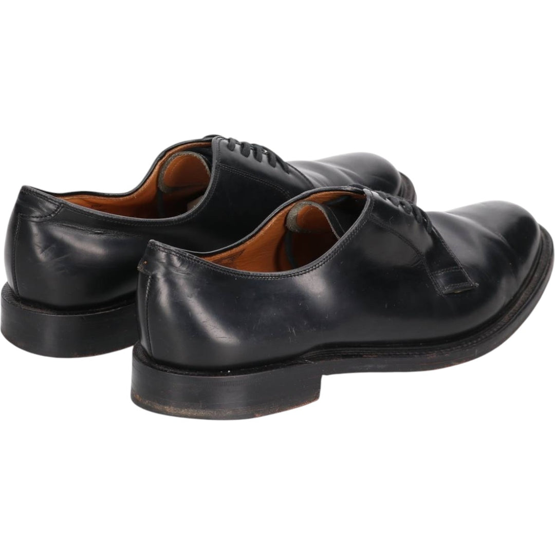 Loake Plain Toe Shoes Made in England 10 1/2 EX Men's 29.0cm genuine leather black type Vintage Second Hand