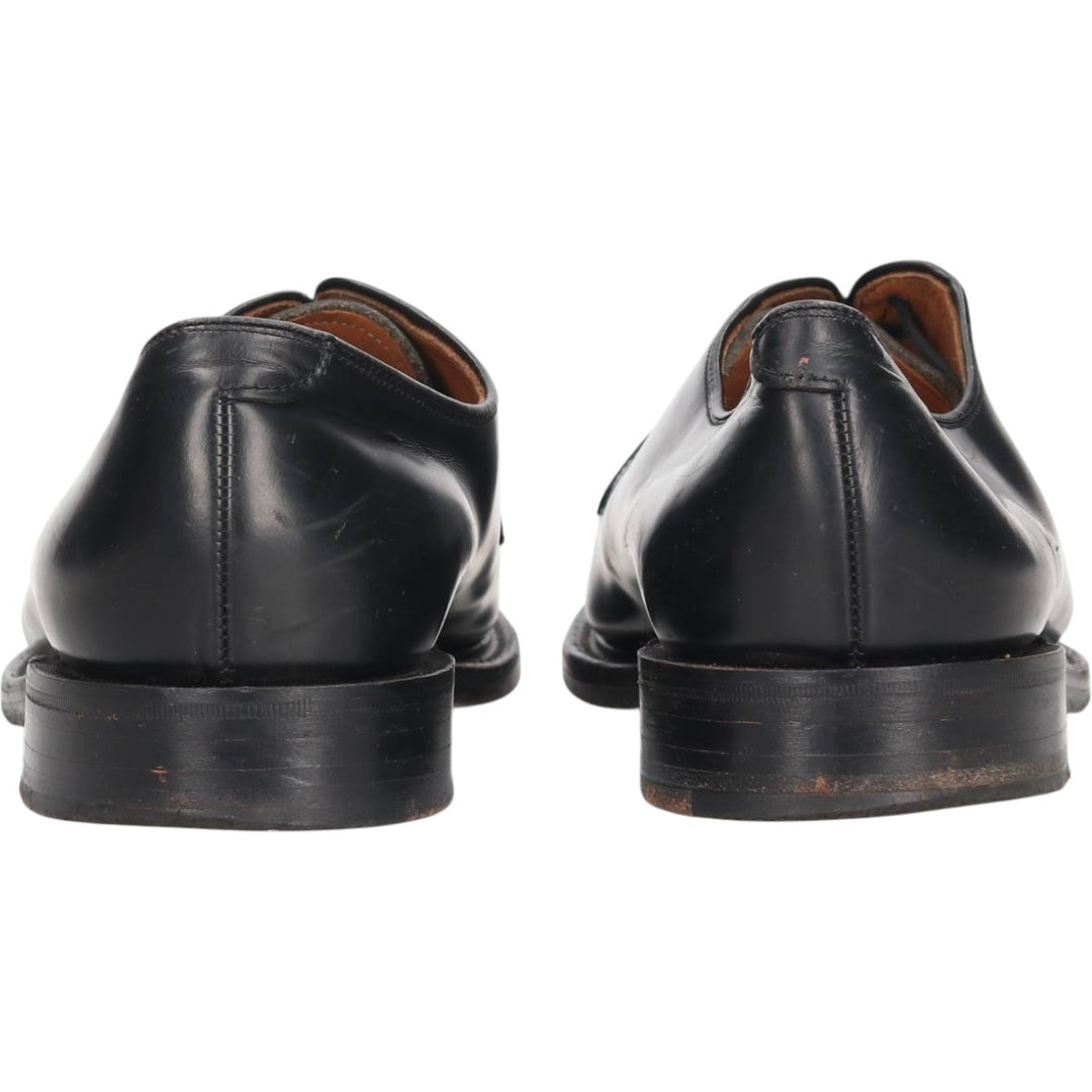 Loake Plain Toe Shoes Made in England 10 1/2 EX Men's 29.0cm genuine leather black type Vintage Second Hand