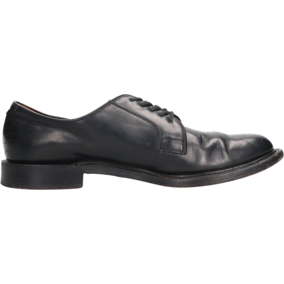 Loake Plain Toe Shoes Made in England 10 1/2 EX Men's 29.0cm genuine leather black type Vintage Second Hand