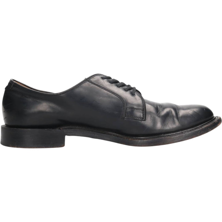 Loake Plain Toe Shoes Made in England 10 1/2 EX Men's 29.0cm genuine leather black type Vintage Second Hand