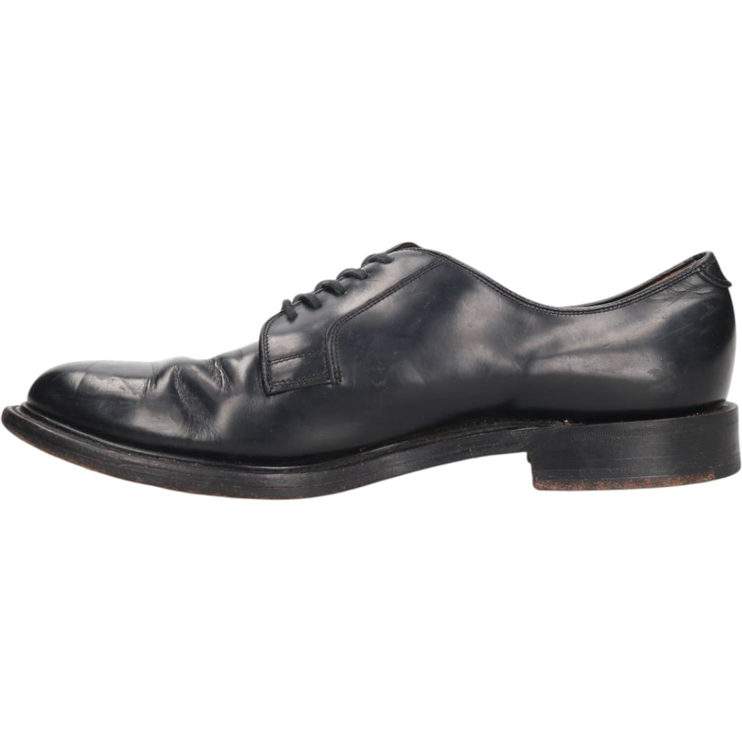 Loake Plain Toe Shoes Made in England 10 1/2 EX Men's 29.0cm genuine leather black type Vintage Second Hand