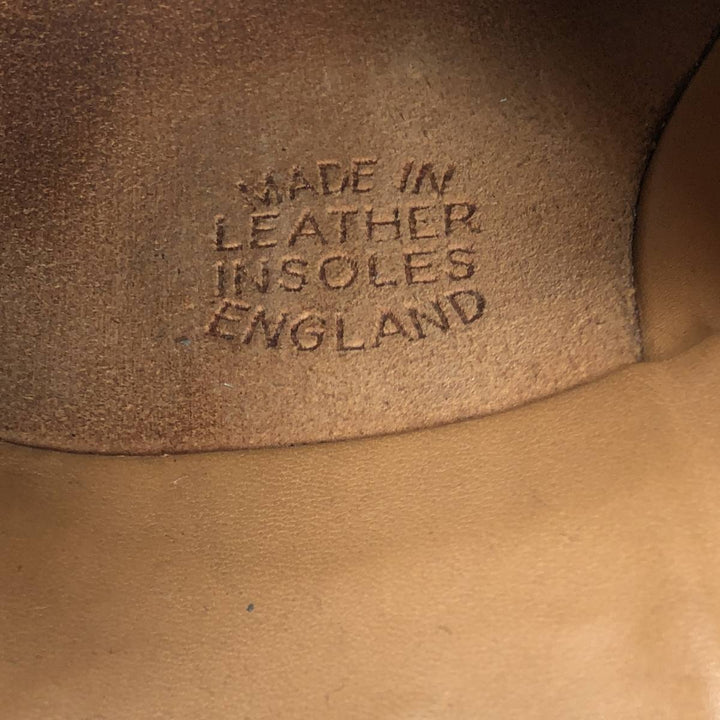 Loake Plain Toe Shoes Made in England 10 1/2 EX Men's 29.0cm genuine leather black type Vintage Second Hand