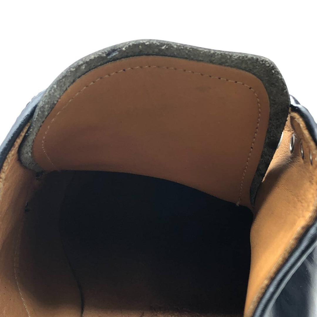 Loake Plain Toe Shoes Made in England 10 1/2 EX Men's 29.0cm genuine leather black type Vintage Second Hand