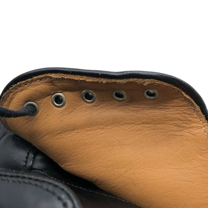 Loake Plain Toe Shoes Made in England 10 1/2 EX Men's 29.0cm genuine leather black type Vintage Second Hand