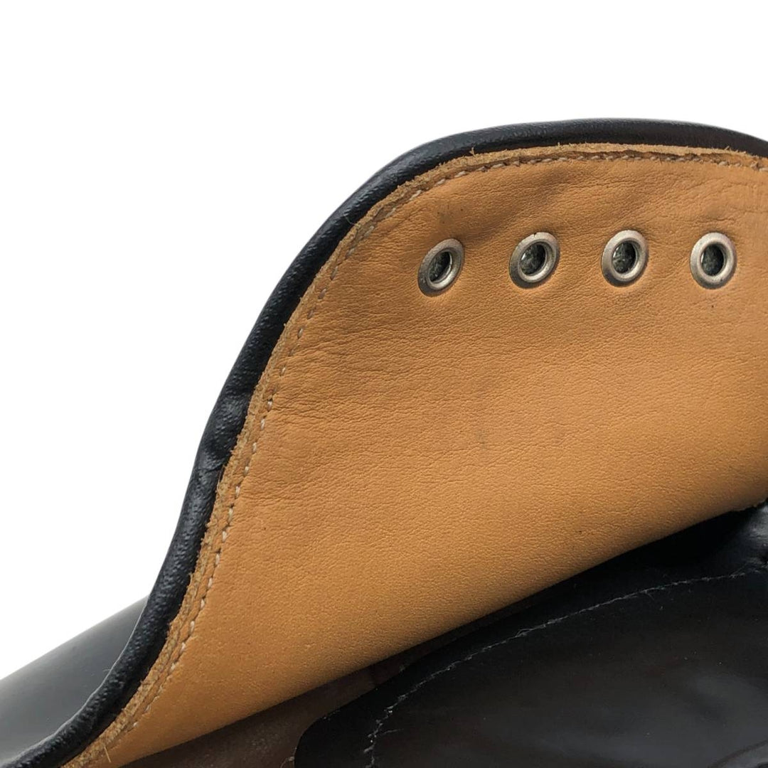 Loake Plain Toe Shoes Made in England 10 1/2 EX Men's 29.0cm genuine leather black type Vintage Second Hand