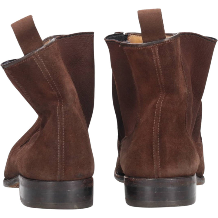 Carlos Santos CARLOS SANTOS Side Gore Boots 8 1/2 Men's 27.0cm genuine leather brown type Vintage Second Hand