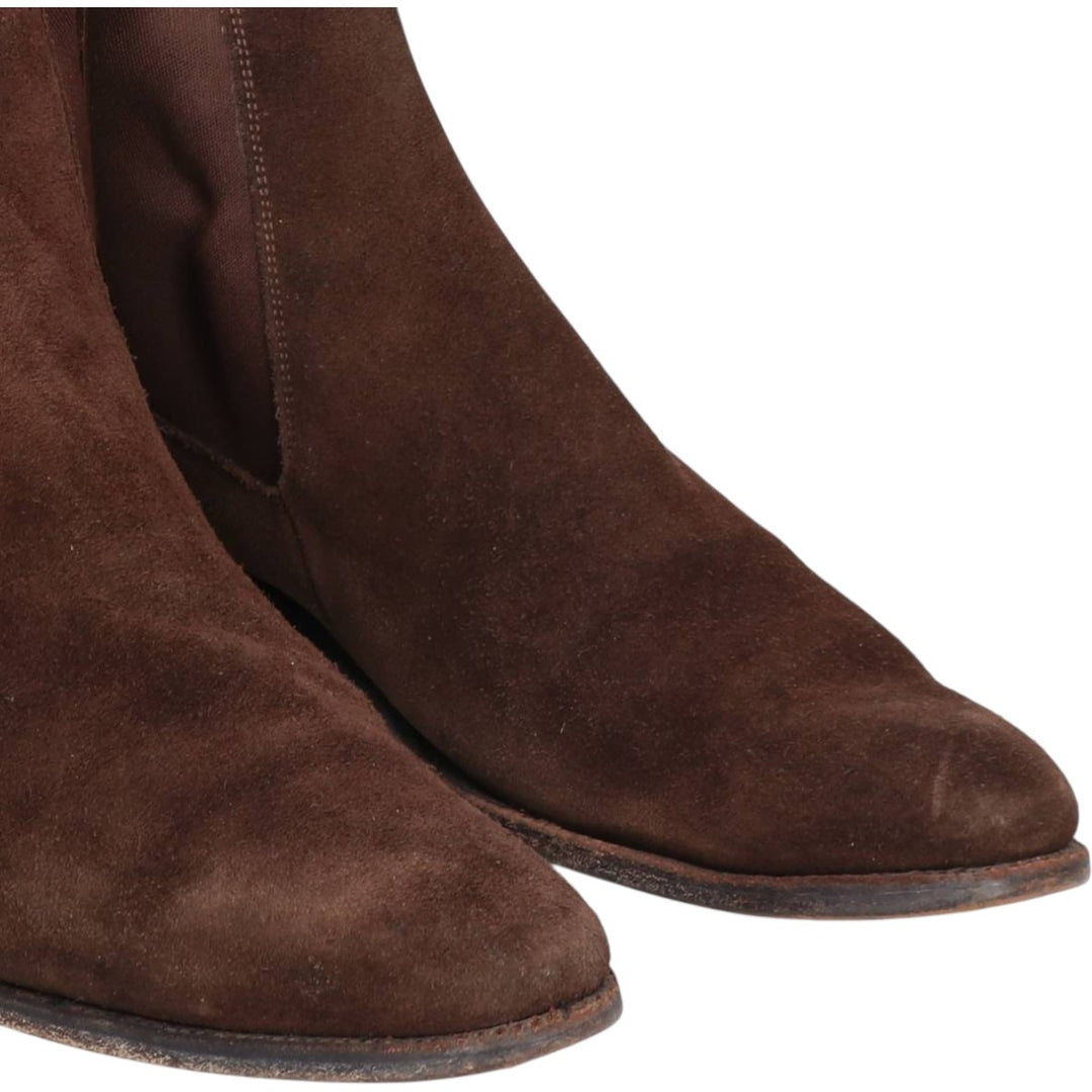 Carlos Santos CARLOS SANTOS Side Gore Boots 8 1/2 Men's 27.0cm genuine leather brown type Vintage Second Hand