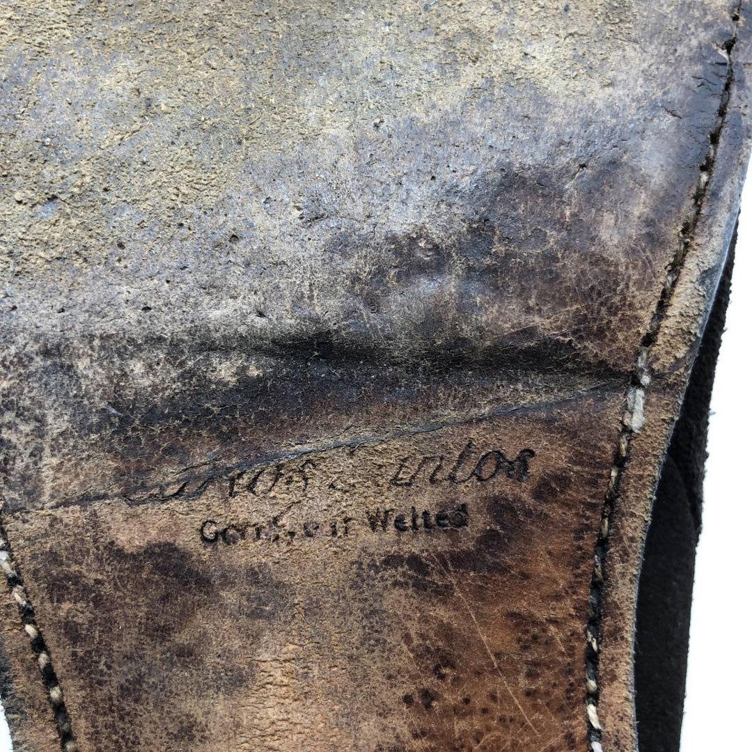 Carlos Santos CARLOS SANTOS Side Gore Boots 8 1/2 Men's 27.0cm genuine leather brown type Vintage Second Hand