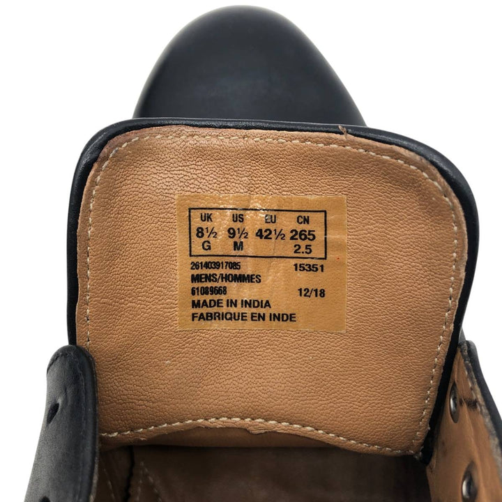 Bostonian Plain Toe Shoes, Size 9 1/2 Men's 27.5cm genuine leather black type Vintage Second Hand