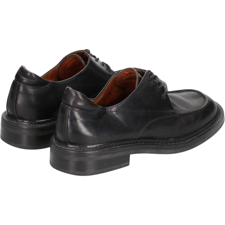 Johnston & Murphy U-tip shoes, Made in Italy, size 8 1/2 Men's 26.5cm genuine leather black type Vintage Second Hand