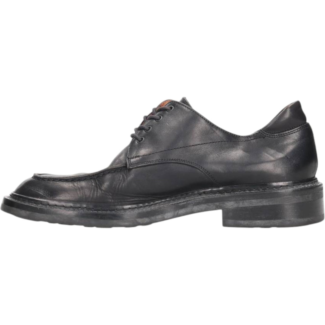 Johnston & Murphy U-tip shoes, Made in Italy, size 8 1/2 Men's 26.5cm genuine leather black type Vintage Second Hand