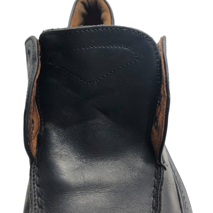 Johnston & Murphy U-tip shoes, Made in Italy, size 8 1/2 Men's 26.5cm genuine leather black type Vintage Second Hand