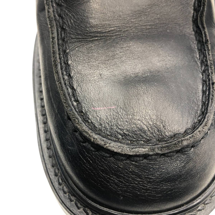 Johnston & Murphy U-tip shoes, Made in Italy, size 8 1/2 Men's 26.5cm genuine leather black type Vintage Second Hand