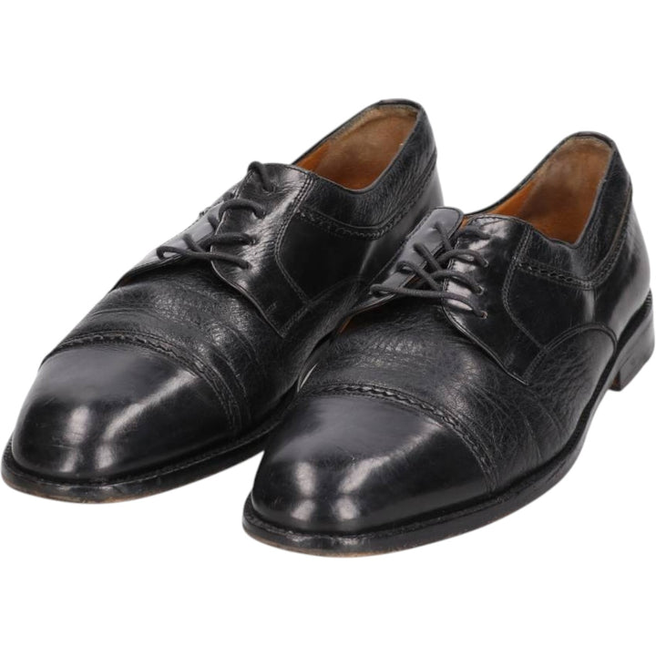 Mezlan Straight Tip Shoes, Made in Spain, Size 10 M Men's 28.0cm genuine leather black type Vintage Second Hand