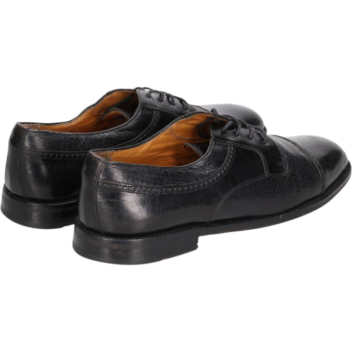 Mezlan Straight Tip Shoes, Made in Spain, Size 10 M Men's 28.0cm genuine leather black type Vintage Second Hand