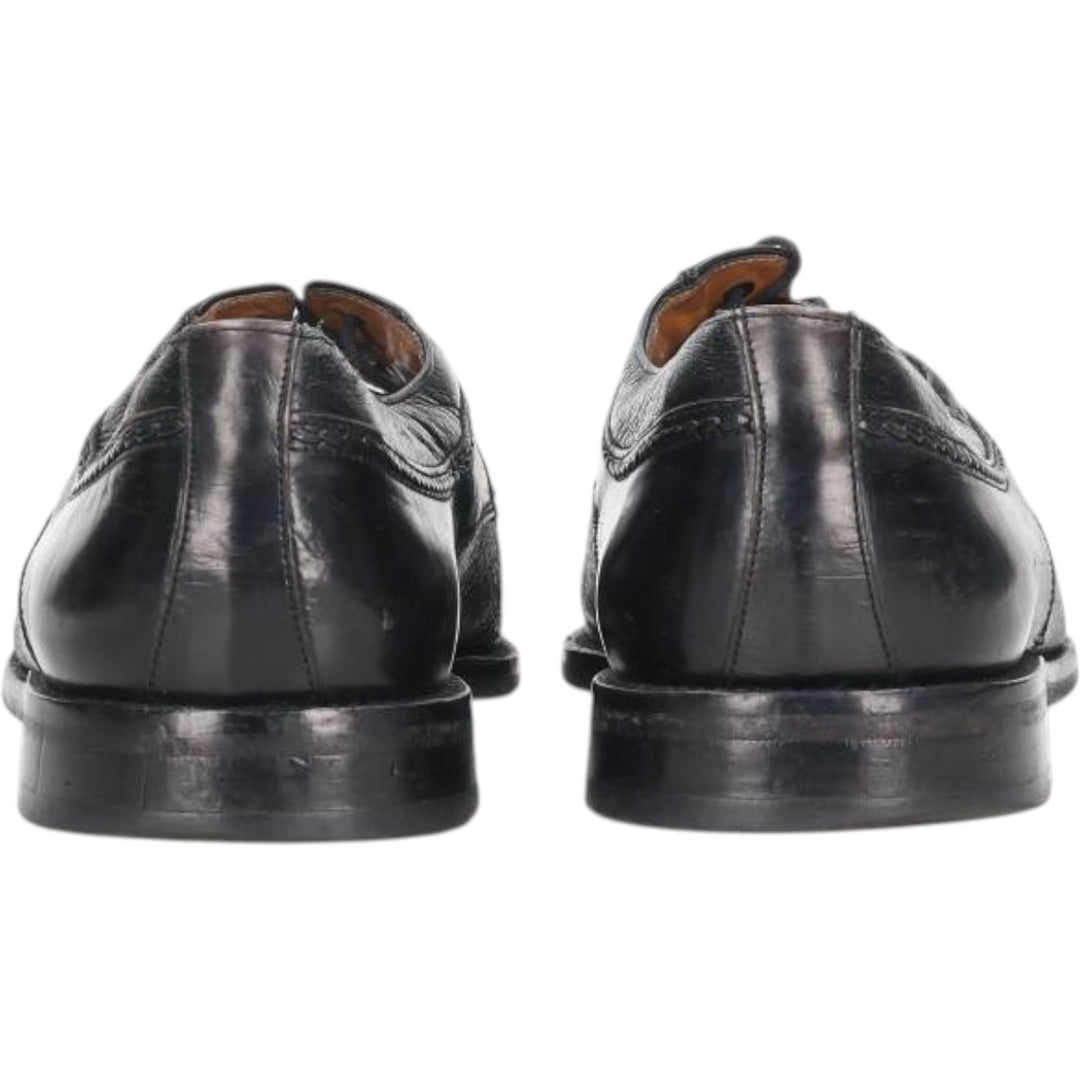 Mezlan Straight Tip Shoes, Made in Spain, Size 10 M Men's 28.0cm genuine leather black type Vintage Second Hand