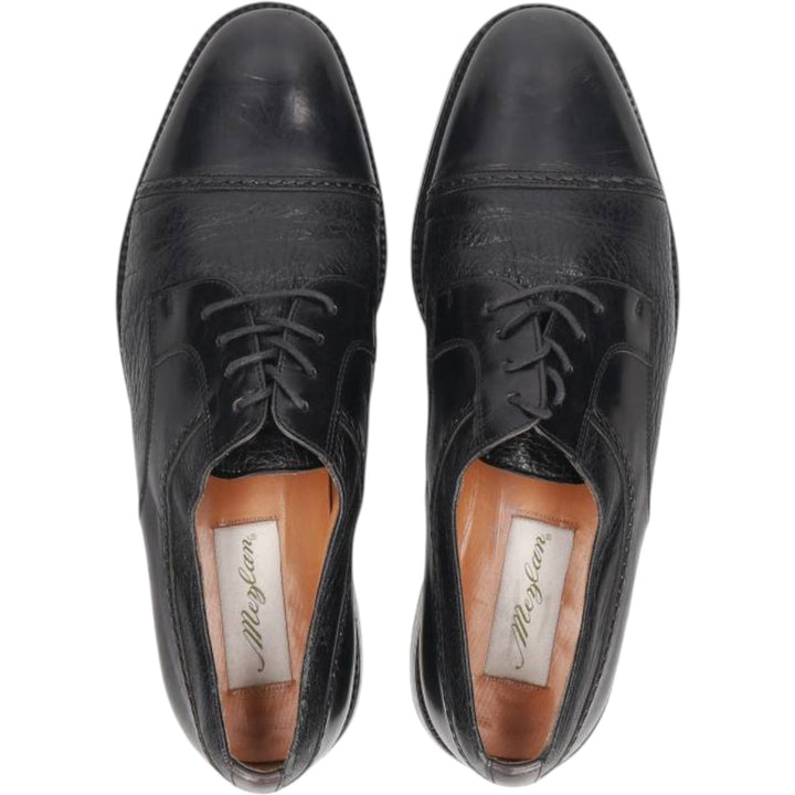 Mezlan Straight Tip Shoes, Made in Spain, Size 10 M Men's 28.0cm genuine leather black type Vintage Second Hand