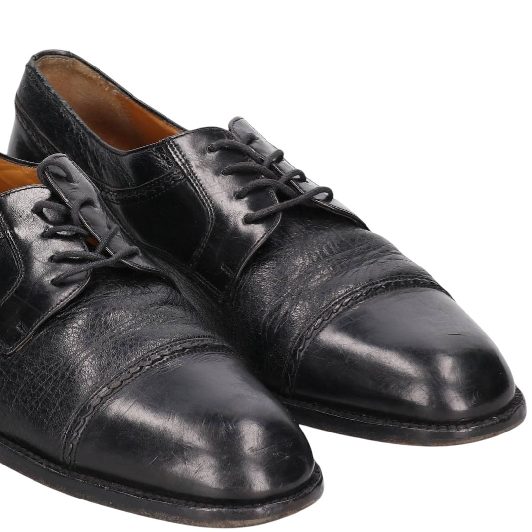 Mezlan Straight Tip Shoes, Made in Spain, Size 10 M Men's 28.0cm genuine leather black type Vintage Second Hand