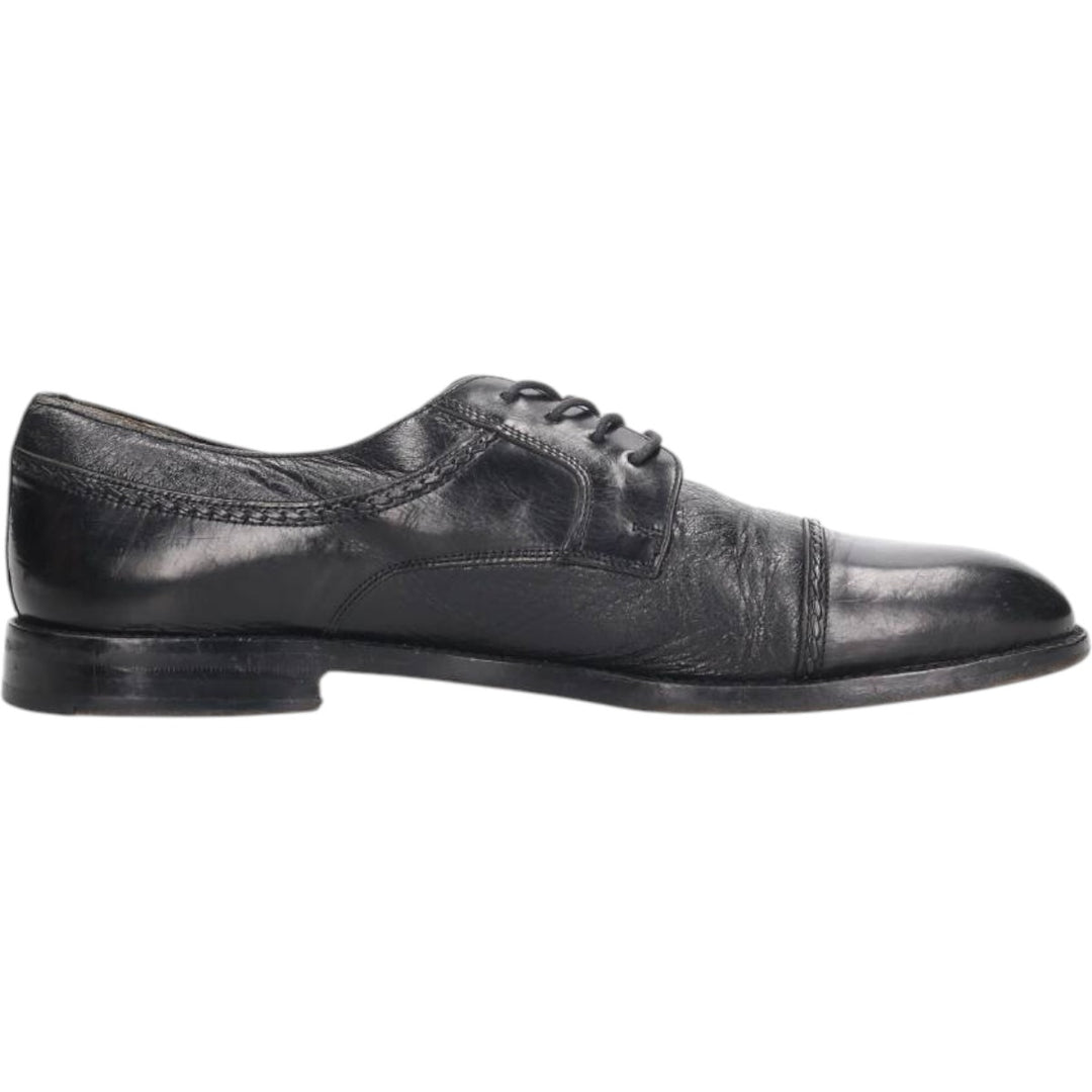 Mezlan Straight Tip Shoes, Made in Spain, Size 10 M Men's 28.0cm genuine leather black type Vintage Second Hand