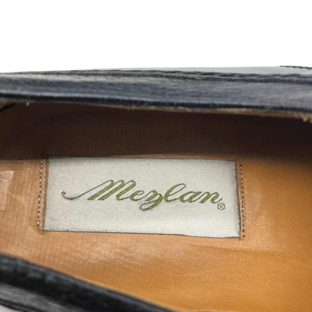 Mezlan Straight Tip Shoes, Made in Spain, Size 10 M Men's 28.0cm genuine leather black type Vintage Second Hand