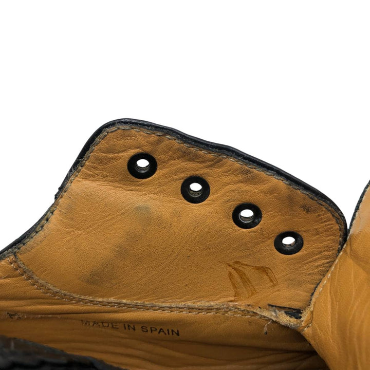 Mezlan Straight Tip Shoes, Made in Spain, Size 10 M Men's 28.0cm genuine leather black type Vintage Second Hand