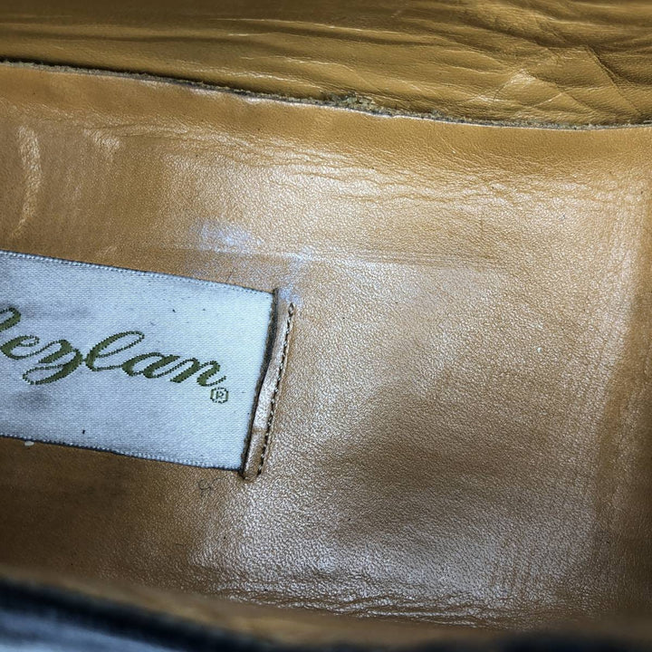 Mezlan Straight Tip Shoes, Made in Spain, Size 10 M Men's 28.0cm genuine leather black type Vintage Second Hand