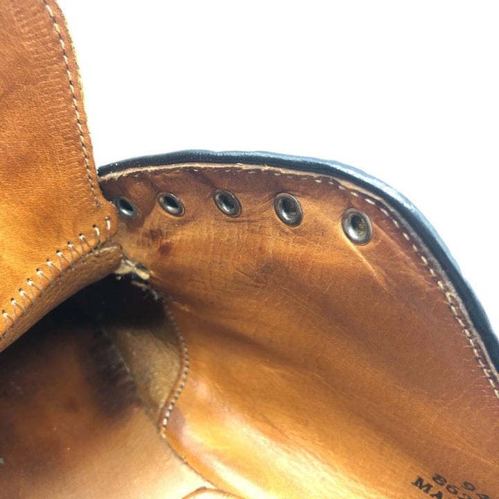 GUARDS Straight Tip Shoes, Made in the UK, 9D Men's 27.5cm genuine leather brown type Vintage Second Hand