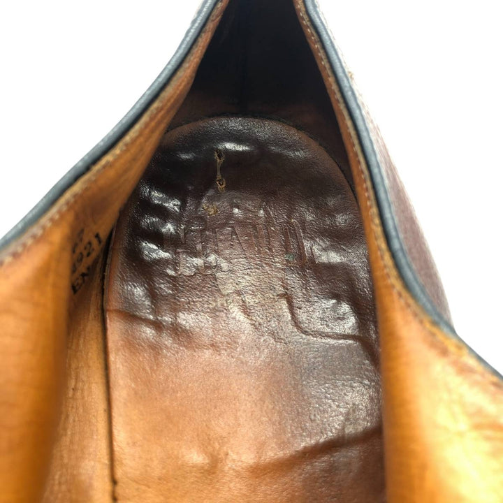 GUARDS Straight Tip Shoes, Made in the UK, 9D Men's 27.5cm genuine leather brown type Vintage Second Hand