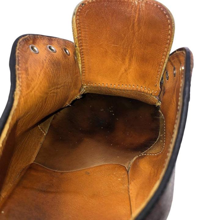 GUARDS Straight Tip Shoes, Made in the UK, 9D Men's 27.5cm genuine leather brown type Vintage Second Hand