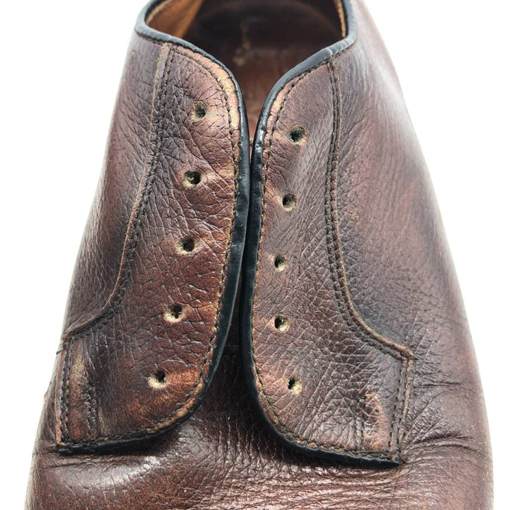 GUARDS Straight Tip Shoes, Made in the UK, 9D Men's 27.5cm genuine leather brown type Vintage Second Hand