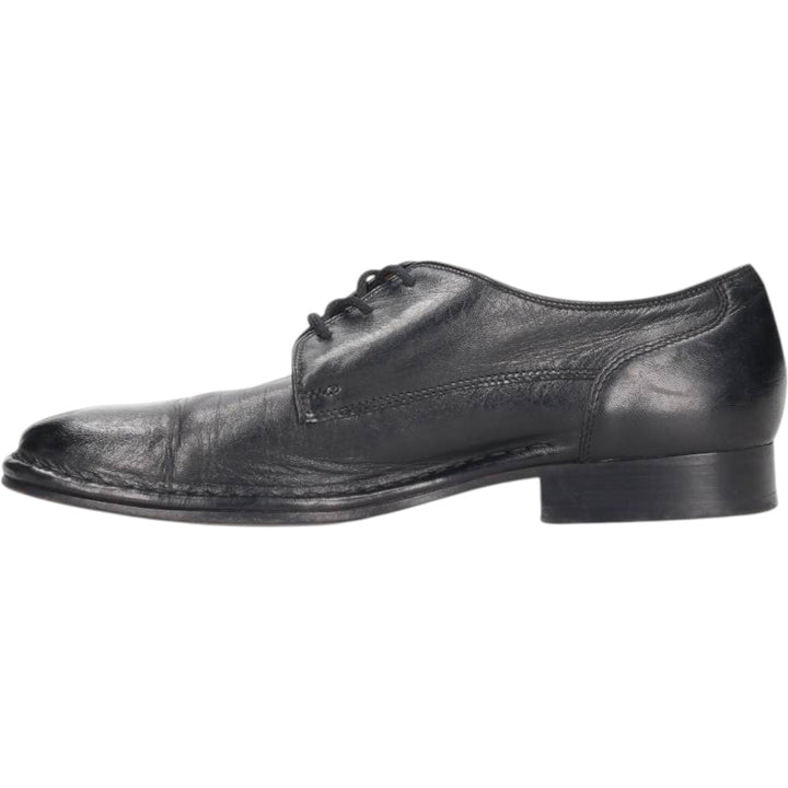 SIOUX Plain Toe Shoes, Made in Europe, Size 8 1/2 Men's 27.0cm genuine leather black type Vintage Second Hand