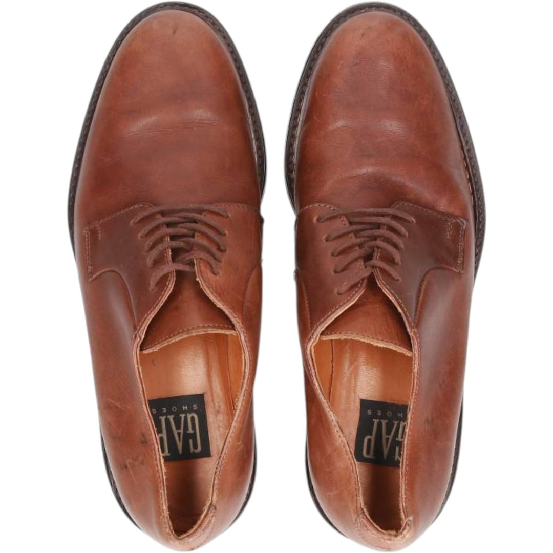 GAP Plain Toe Shoes Made in Italy Size 9 Men's 27.0cm genuine leather brown type Vintage Second Hand