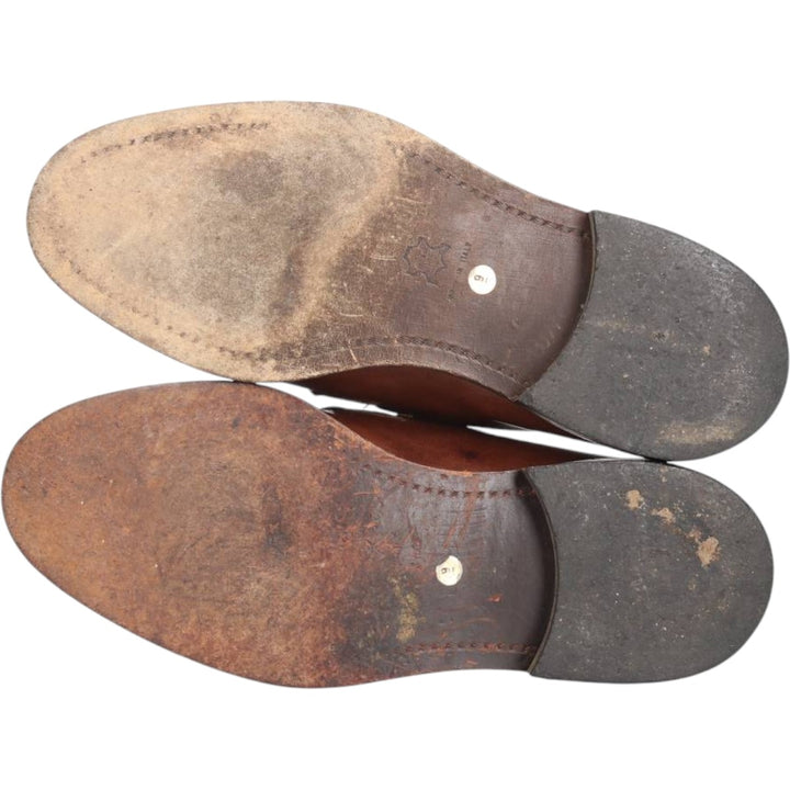GAP Plain Toe Shoes Made in Italy Size 9 Men's 27.0cm genuine leather brown type Vintage Second Hand