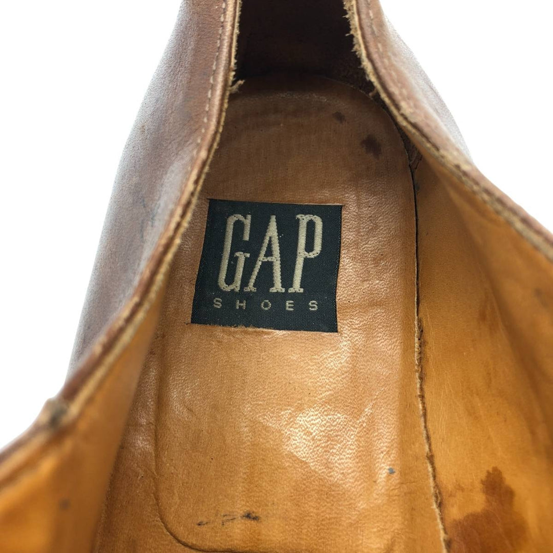 GAP Plain Toe Shoes Made in Italy Size 9 Men's 27.0cm genuine leather brown type Vintage Second Hand
