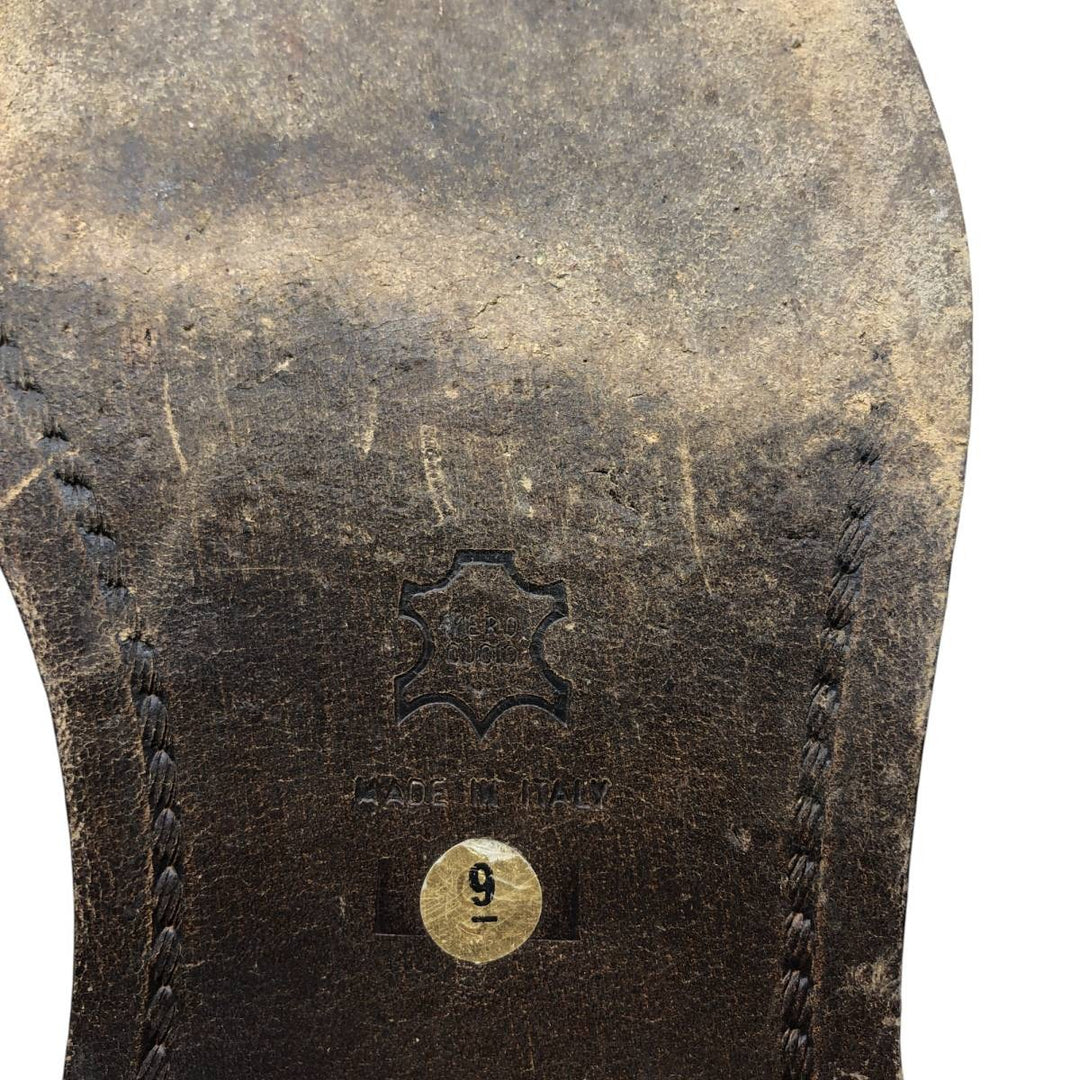 GAP Plain Toe Shoes Made in Italy Size 9 Men's 27.0cm genuine leather brown type Vintage Second Hand