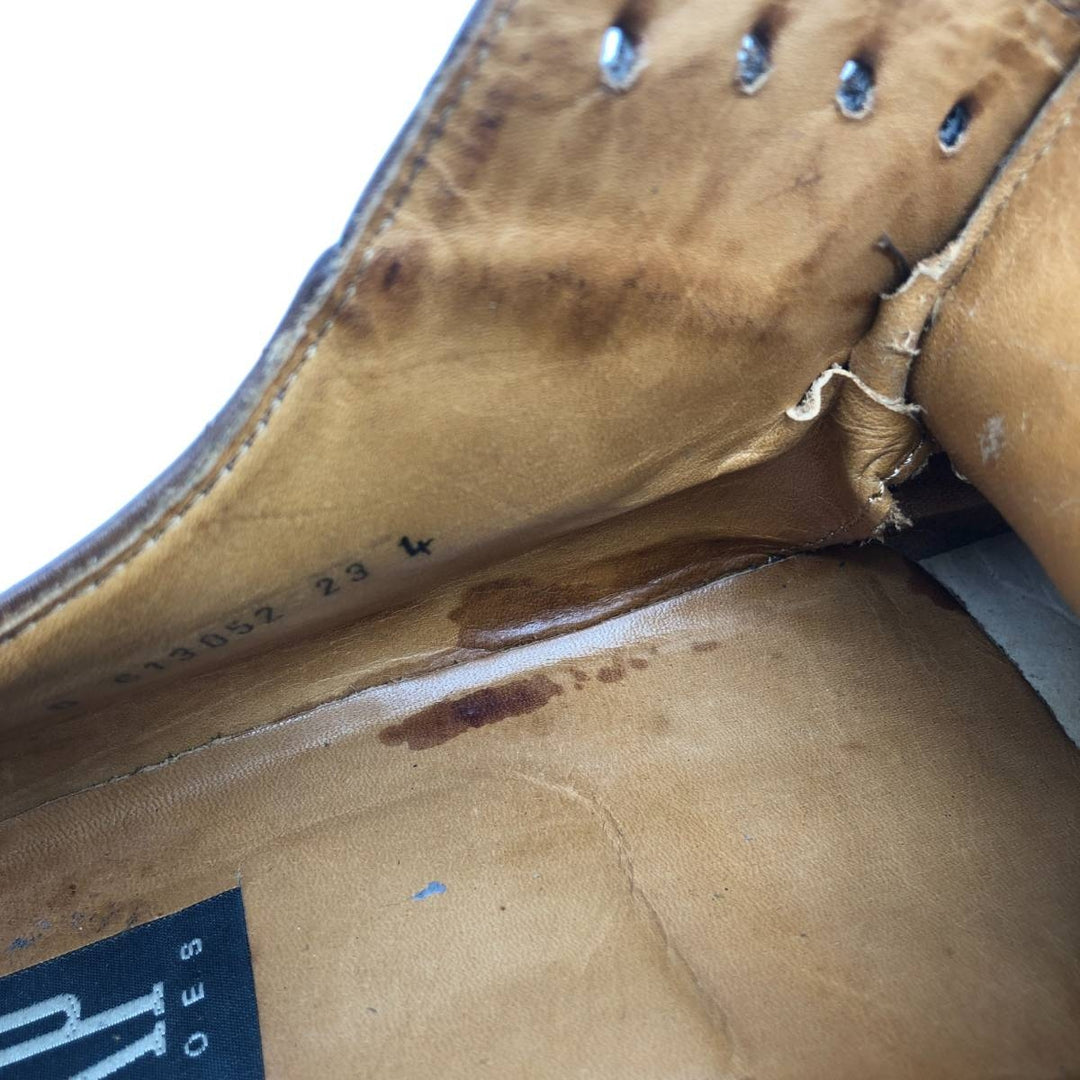 GAP Plain Toe Shoes Made in Italy Size 9 Men's 27.0cm genuine leather brown type Vintage Second Hand